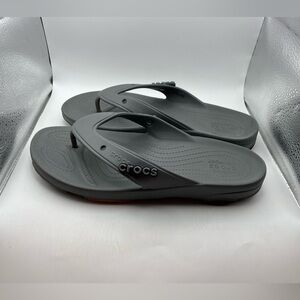 Crocs Classic All Terrain mean gray sandals size 10